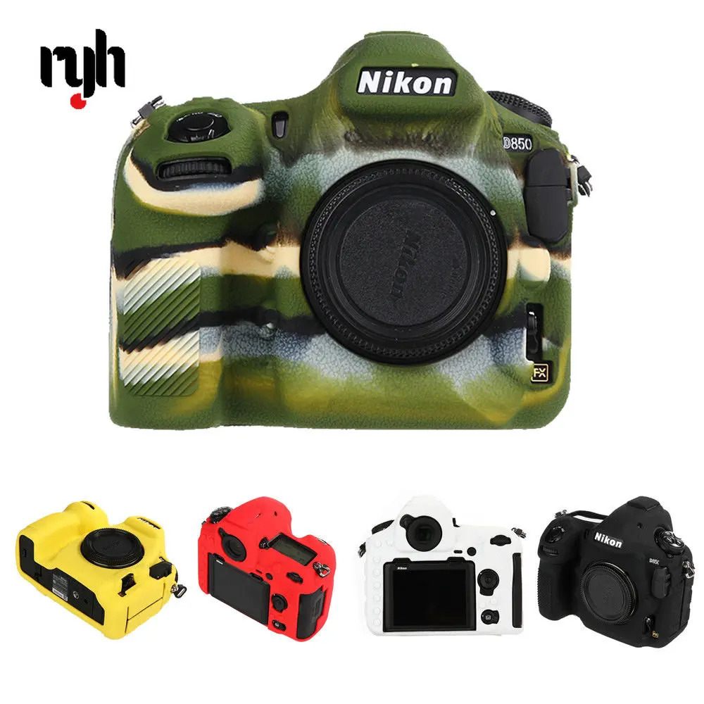 

Silicone Armor Skin Case DSLR Camera Body Cover Protector Video Bag For Canon EOS R EOS RP Nikon D810 D7500 D500 D850 D800 Z7 Z6