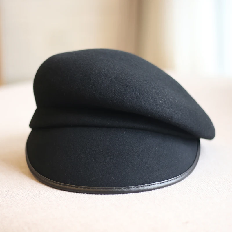 

Women's Winter Wool Hats Solid Color Autumn Casual Visors Fashion Fedoras Korea Style Women Hats