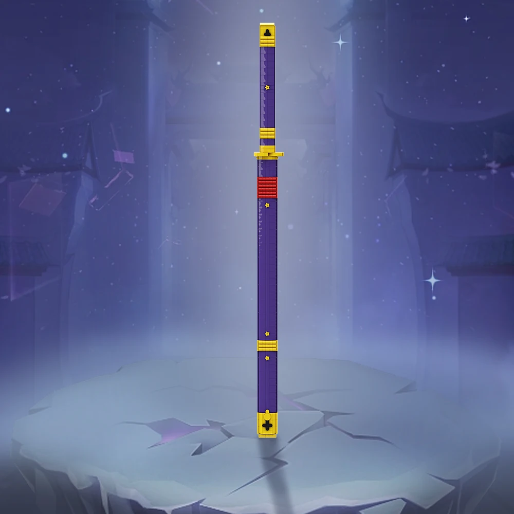 Setbricks MOC- 145380 Мечи Одена строительные блоки оружие аниме самурайский меч наборы