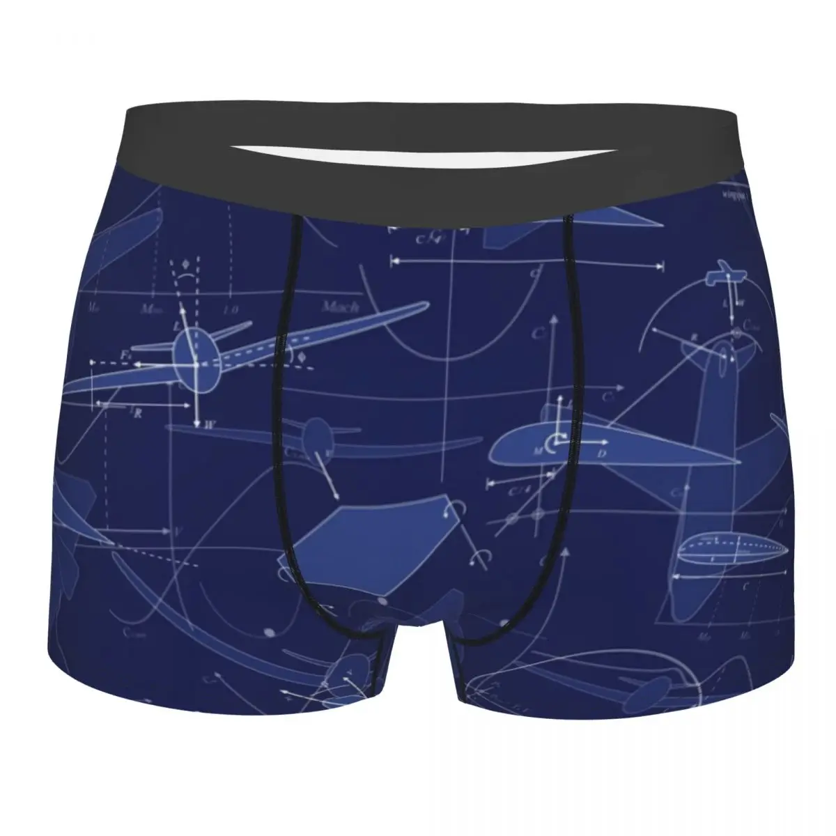 

Fashion Aviation Airplane Aerodynamics Boxers Shorts Underpants Male Breathbale Pilot Air Fighter Briefs Underwear