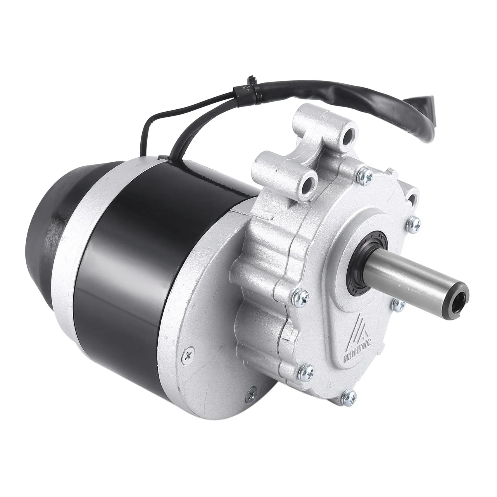 

Low Speed Brush Motor with Electromagnetic Brake, Longer Shaft, DC Gear Brushed Motor for Wheel Chair 250W 24V 180rpm