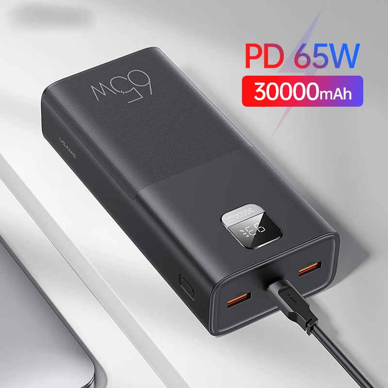 

Внешний аккумулятор с функцией быстрой зарядки, 30000 мАч, 65 Вт