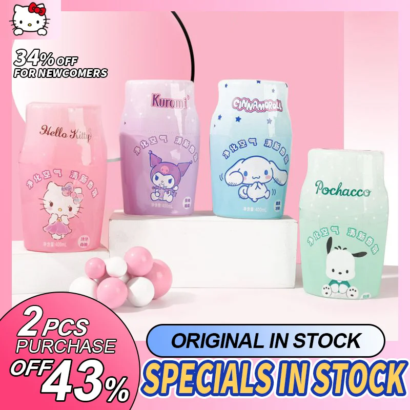 

Hellokitty Cinnamoroll Aromatherapy Purifying Air Freshening Fragrance Stay Fragrance Jiu Kuromi Air Freshening Jar 400Ml