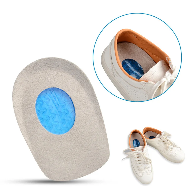 

Silicone Gel Insoles for Heel Spurs Pain Relieve Foot Sole Massager Shock Absorption Honeycomb Pads Plantar Fasciitis Protectors