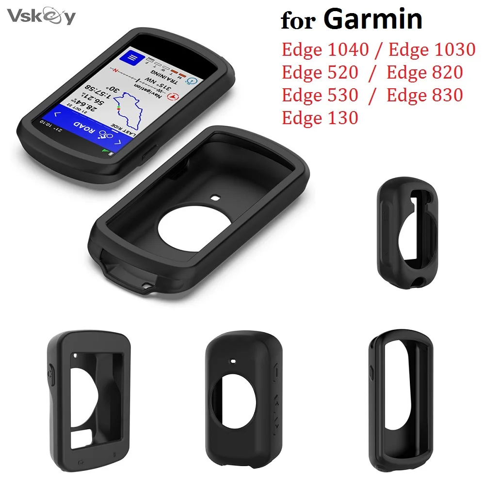 

1PCS Protective Case for Garmin Edge 1040 1030 830 820 530 520 130 Bicycle Computer Cycling GPS Silicone Rubber Cover Shell