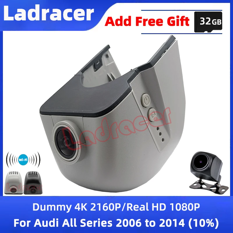 

Ladracer AD02 4K 2160P Car DVR Wifi Dash Cam Video Recorder For Audi A6 C6 A5 A4 B8 B7 A3 8p A1 A7 A8 TT S RS Q2 Q3 Q5 Q8 Q7 4l