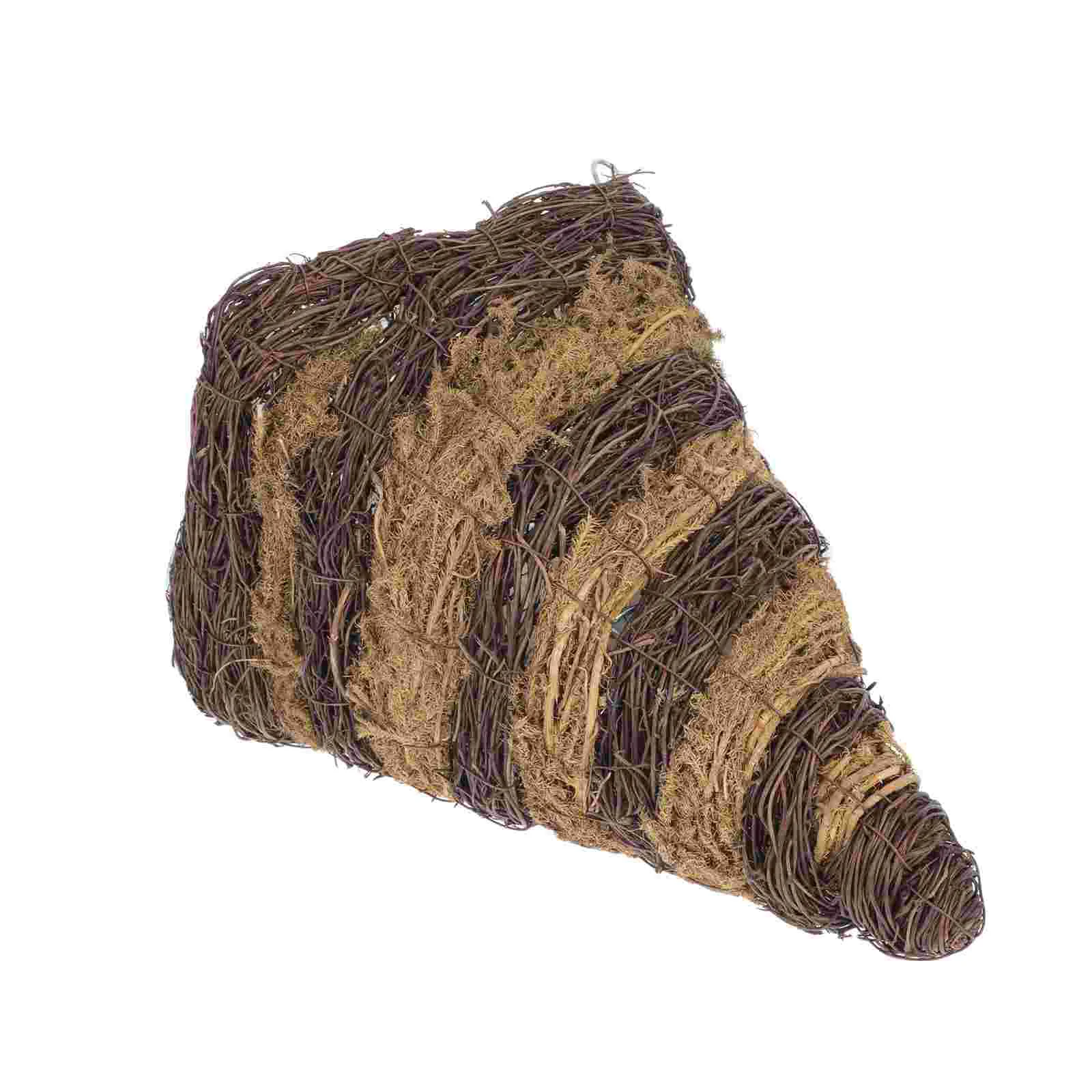 

Hanging Flower Basket Planterwicker Woven Pots Wall Planters Pot Rattan Fern Bin Baskets Shaped Container Holder Farmhouse