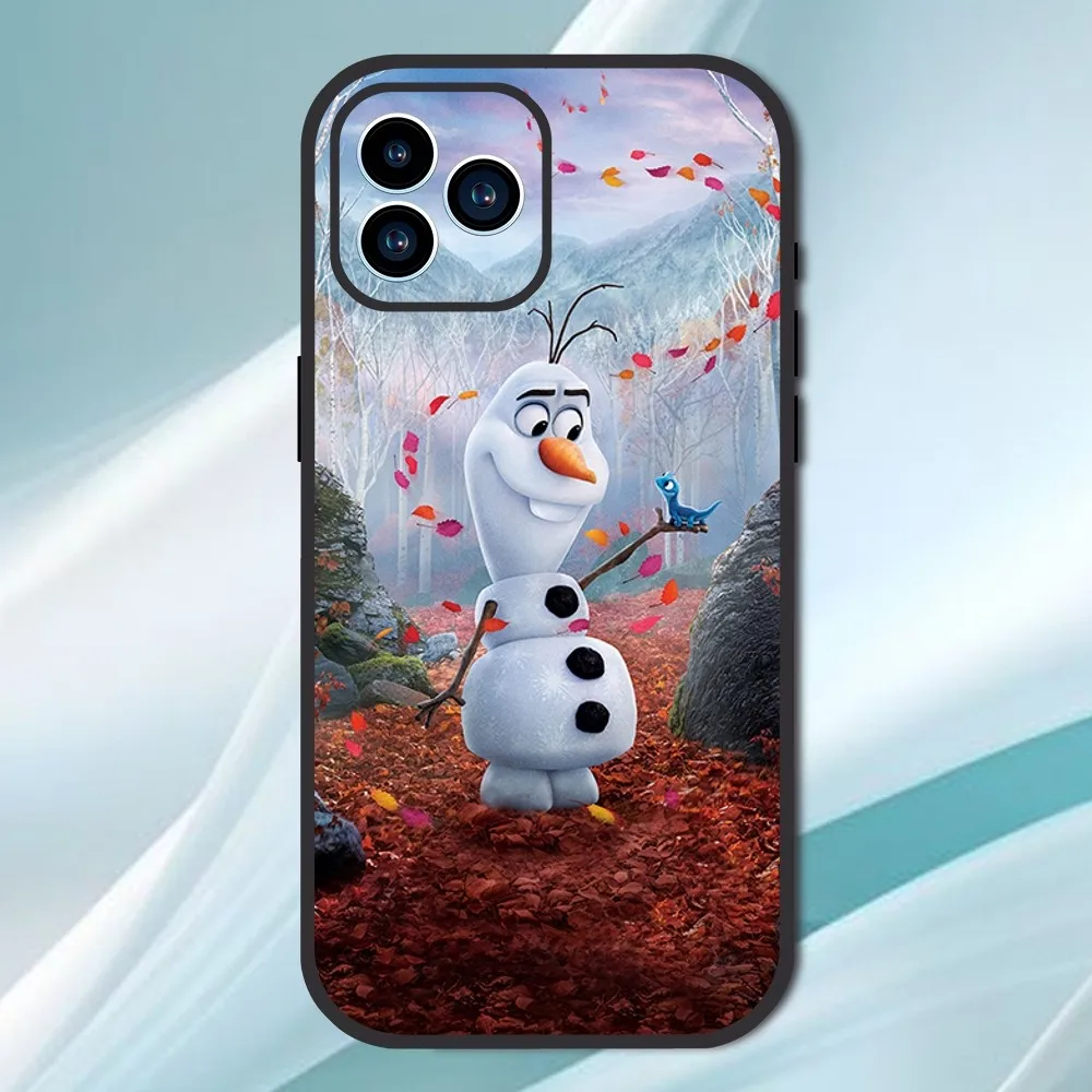 Чехол для телефона MINISO Disney F-Frozen II iPhone 13 12 11 14 15 Pro XS Max XR X 8 7 6S 6 Plus мягкий
