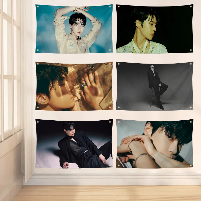 Флаг Духов Idol Doyoung Для Украшения На Открытом Воздухе Подвесной Полиэстер