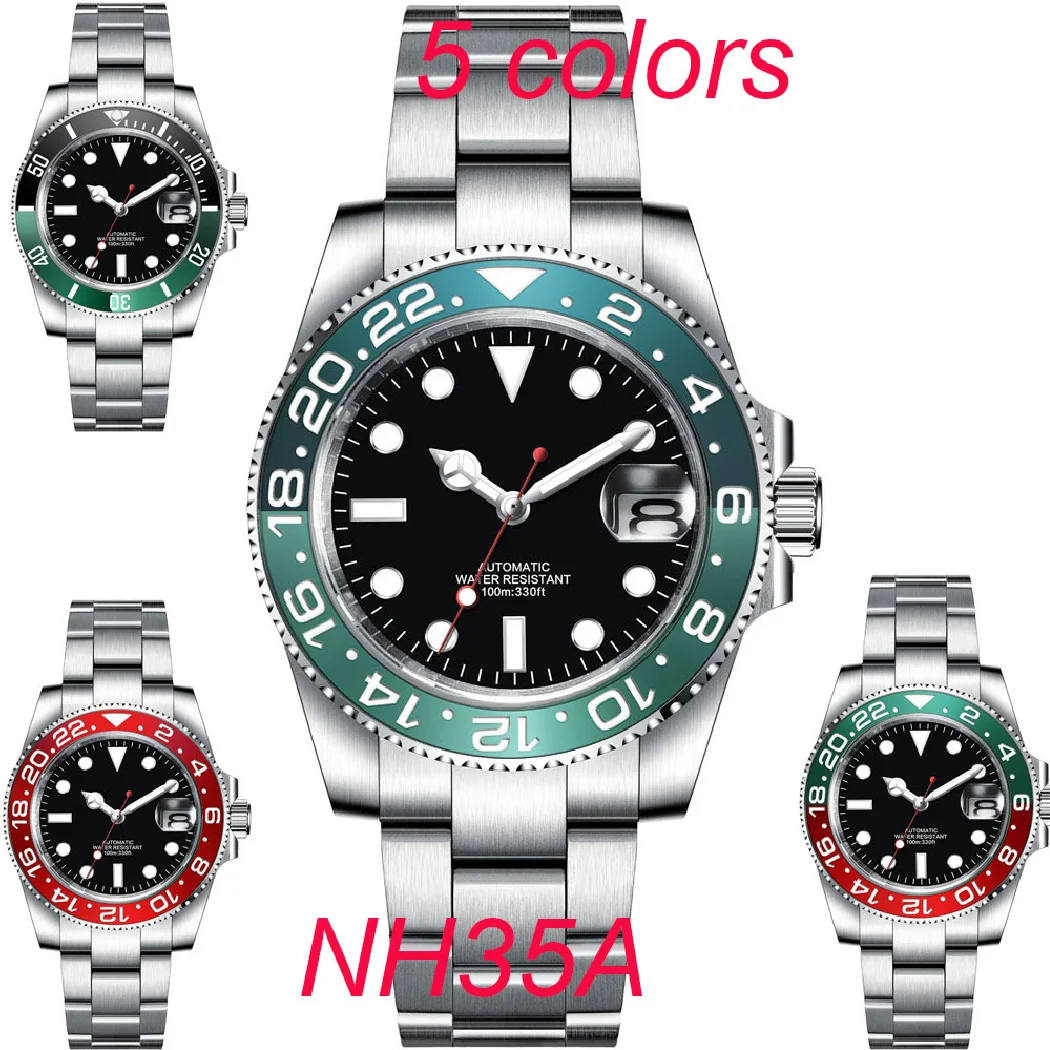 

Мужские автоматические часы MIYOTA, черный циферблат, 40 мм, высота 40 мм