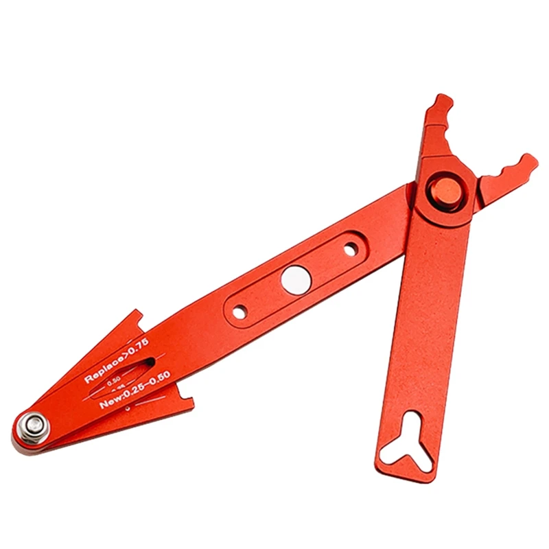 

BIKERSAY Bicycle Chain Wear Indicator Tool Chain Checker Kits Multi-Functional Chains Gauge Measurement For Bike