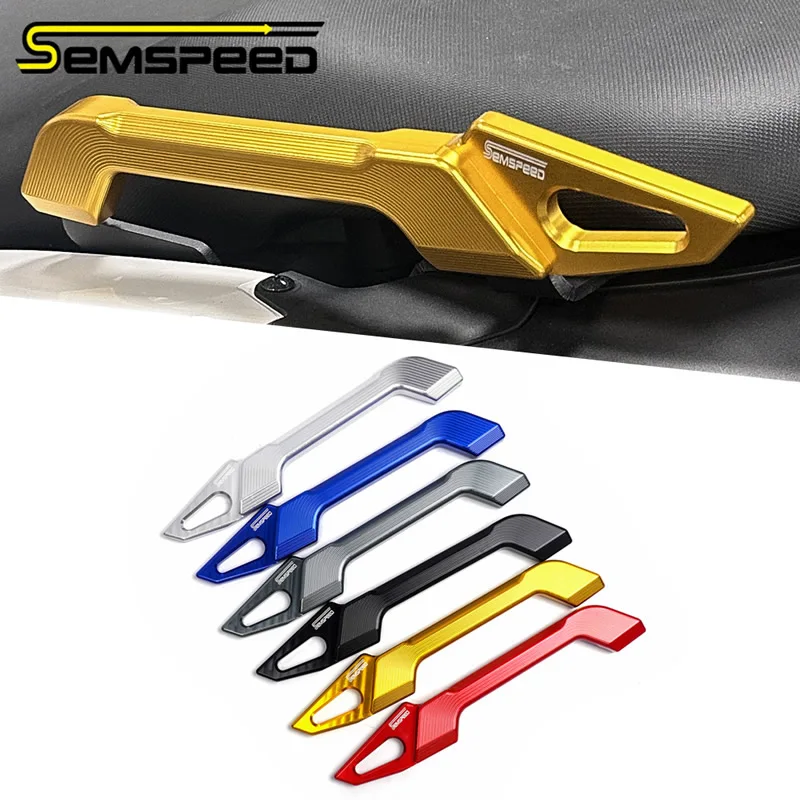 Фото SEMSPEED поручень для заднего пассажира, совместимый поручень для заднего сиденья, пассажирские ручки для YAMAHA NMAX 125 NMAX 155 2025 №1