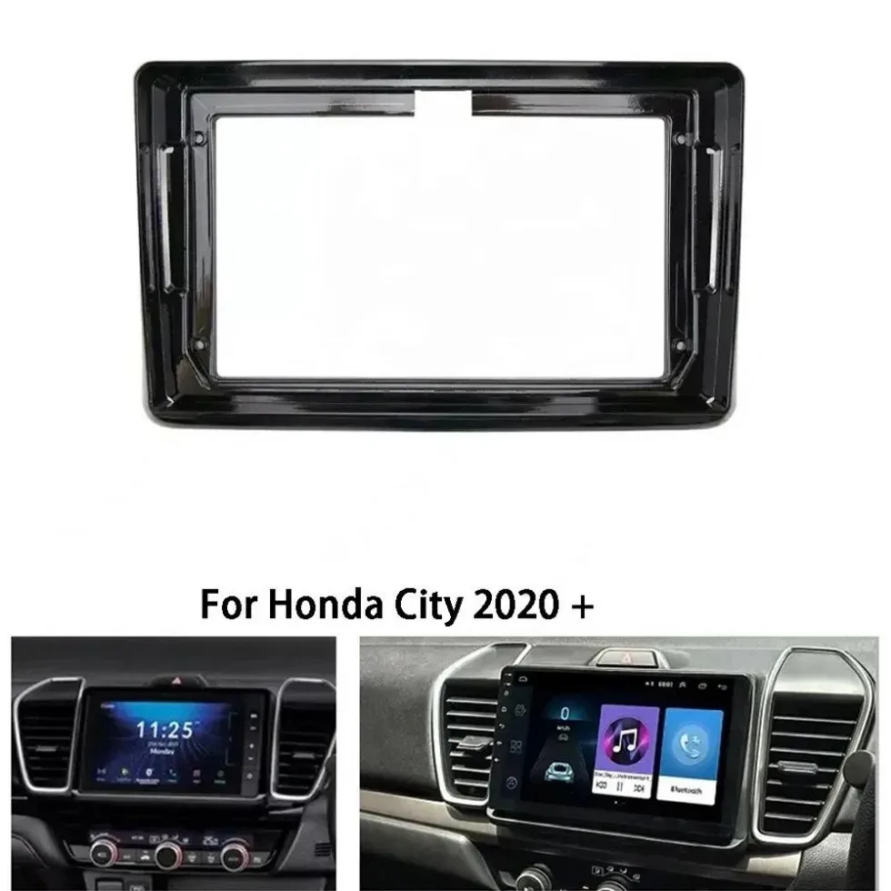 9-дюймовый ДЛЯ 2020 + HONDA CITY Радио Автомобильный Android MP5 Плеер Корпус Рамка 2Din