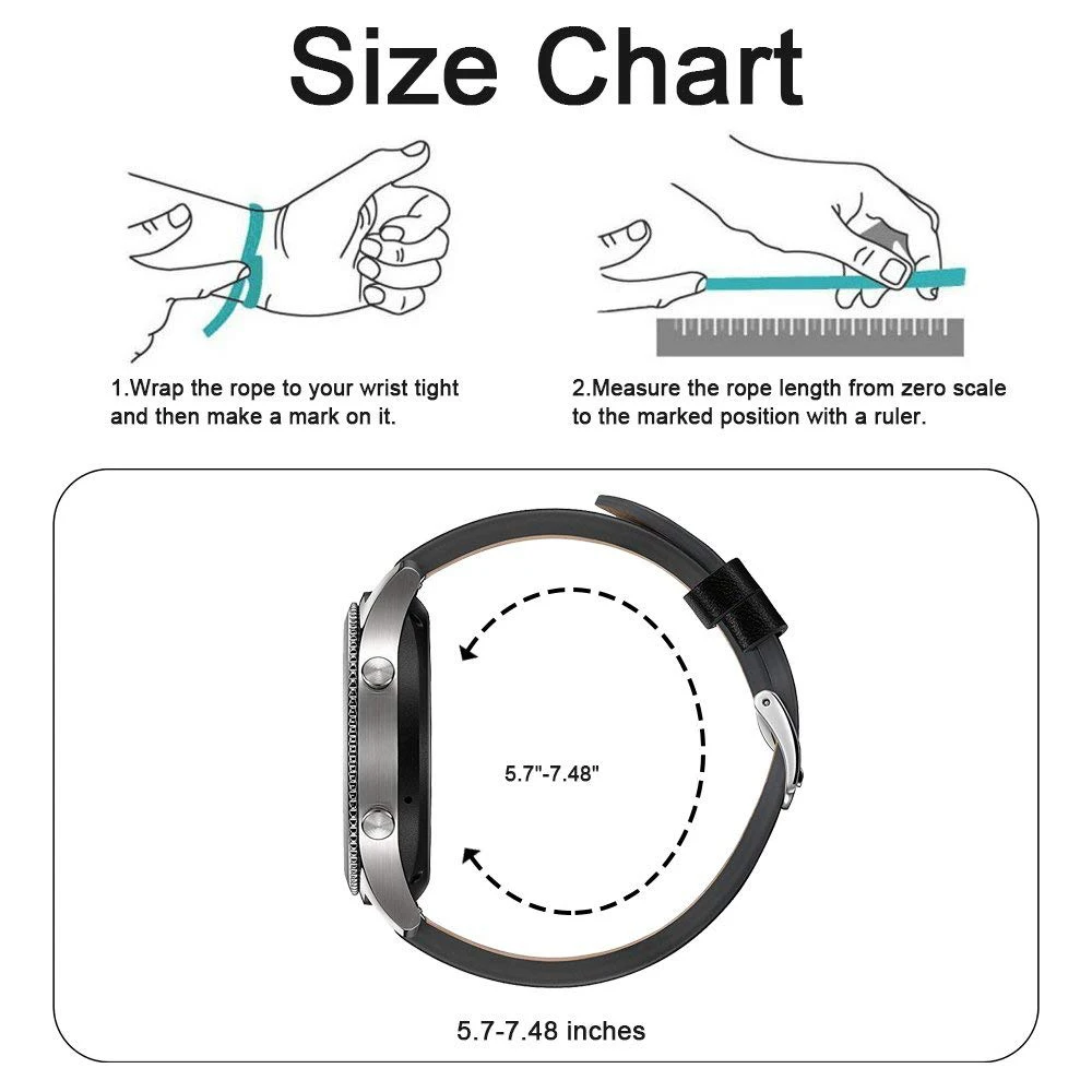 Кожаный ремешок для Samsung Galaxy watch