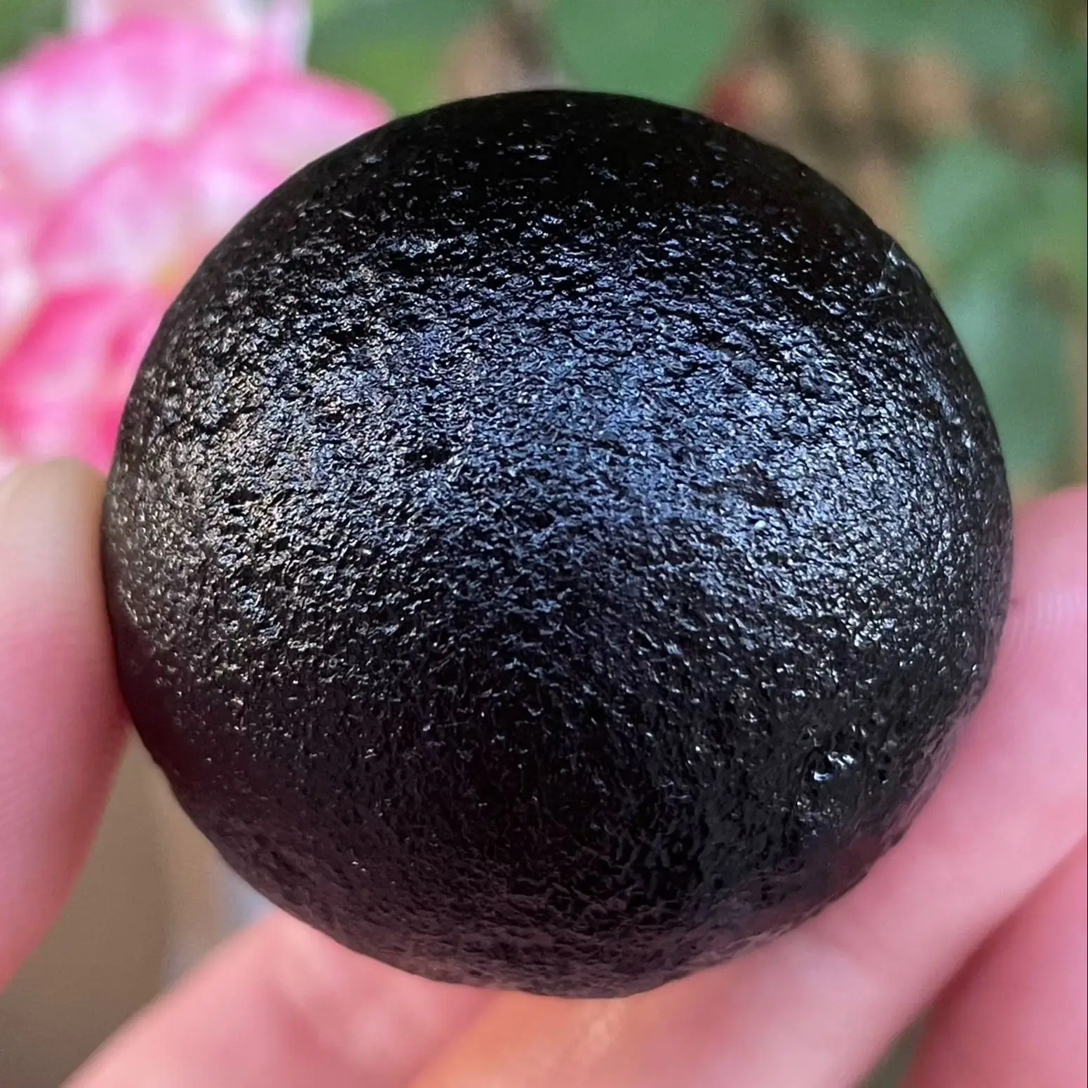 Молдавит 40-42 мм чешский метеорит ударный стеклянный шар натуральный грубый