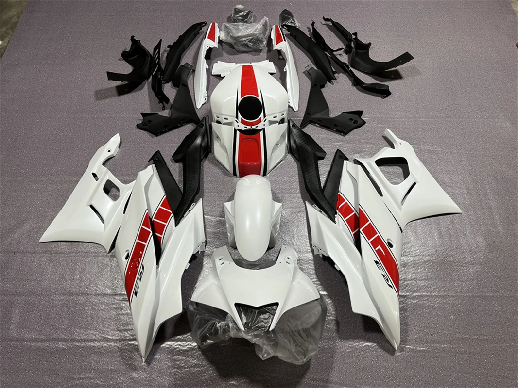 

Motorcycle Fairings Kit Fit For YZF R25 R3 2019-2020 2021 2022 Bodywork set High quality ABS injection Matte pearly white