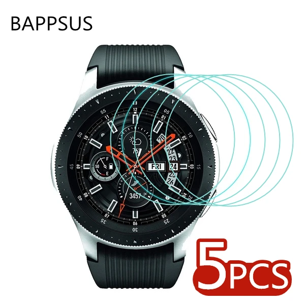 

5 шт., защитная пленка с кольцом для смарт-часов, 46 мм