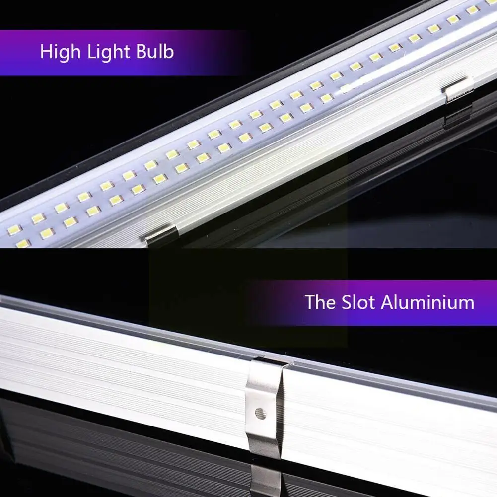 

12V 24V 72 LED Bar Car Interior Light Lamp Strip Light Bar On/Off Switch for Van Lorry Truck Camper Caravan Camping Boat U4G1