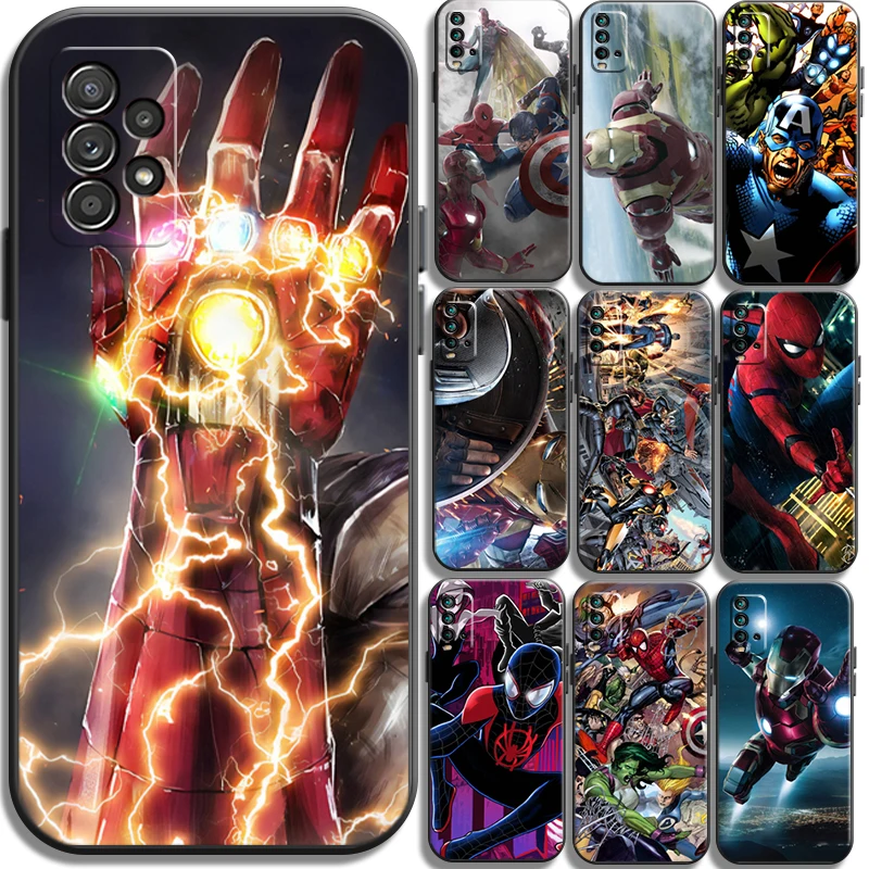 

Чехлы для телефонов Marvel Человек-паук для Xiaomi Redmi POCO X3 GT X3 Pro M3 POCO M3 Pro X3 NFC X3 Mi 11 Mi 11 Lite, мягкий чехол из ТПУ