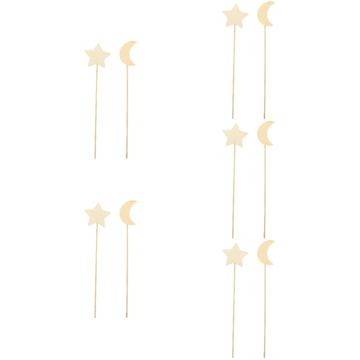 

Fairy Wand Star Wooden Wands Stick Diy Unfinishedmoon Painting Make Your Own Girlsmagical Costume Accessories Decor Cosplay