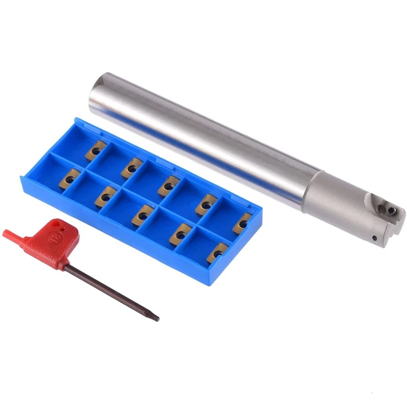 

New Indexable Milling Cutter BAP 300R C20-20-150 Milling Cutter + 10Pcs APMT1135PDERDP Inserts For CNC Lathe Turning Tools