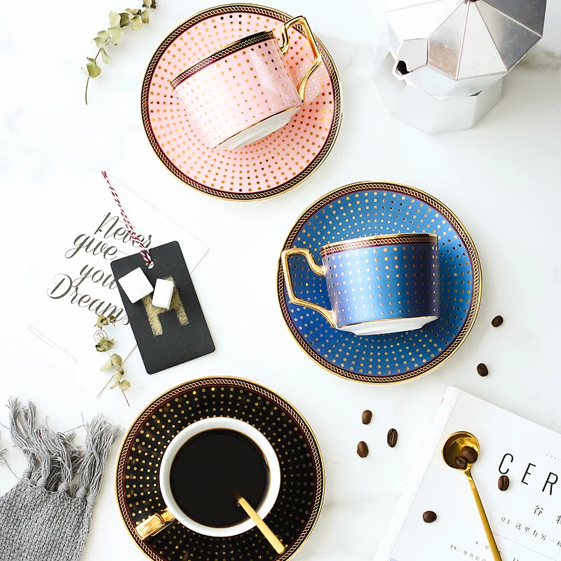 Набор чашек для послеобеденного чая кофе посуда напитков креативные Роскошные