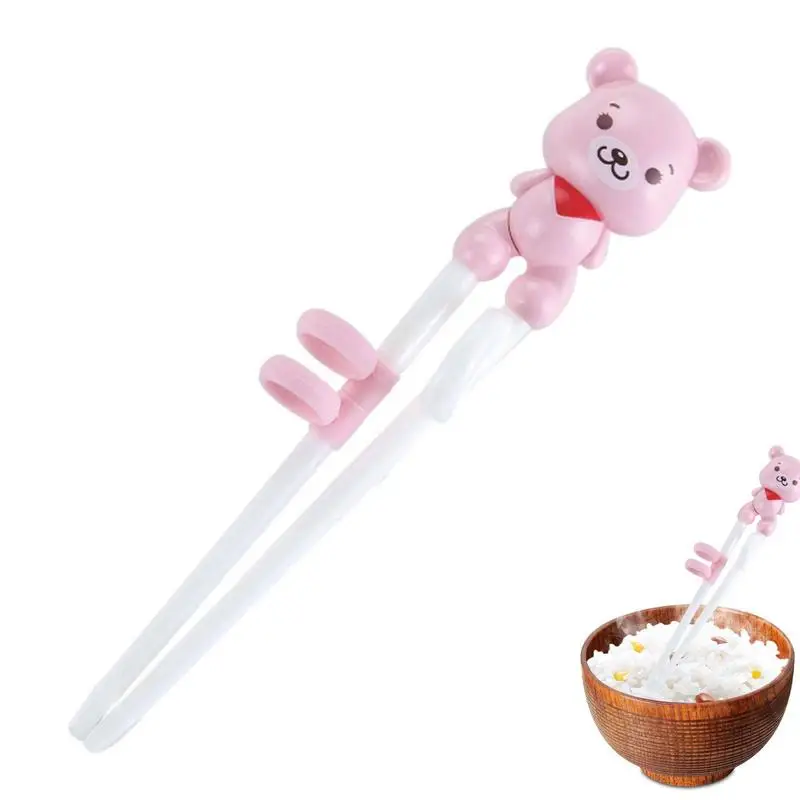 

Kids Chopsticks Training Reusable Kids Chopsticks For Beginners Children's Chopstick Training With Animals Learning Chopsticks