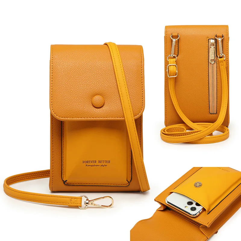 

Luxury Design Small Shoulder Bags Women Soft PU Leather Fashion Crossbody Phone Bags Ladies Brand Designer Mini Handbags Female