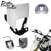 motocross enduro led headlight fairing headlamp cover for 701 supermoto fe 250 350 450 501 tx te 125 150 250 300 2017 2018 2019
