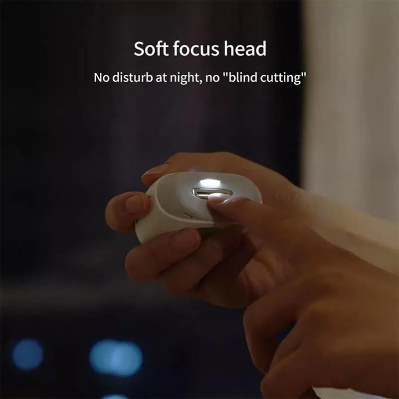 Электрические автоматические кусачки для ногтей Xiaomi Youpin Seemagic с подсветкой