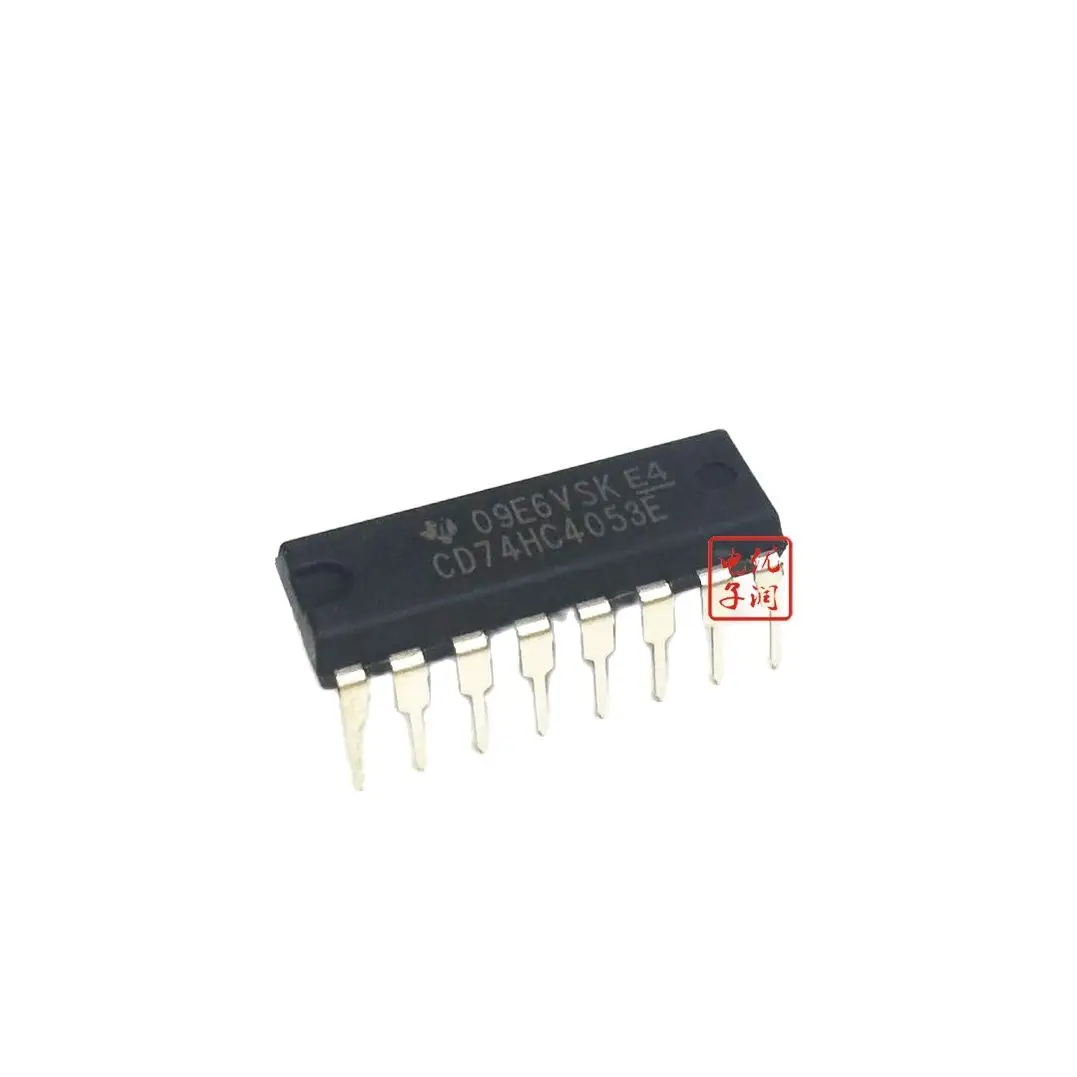 

10 шт./CD74HC4053E 74HC4053N [новый импортный оригинальный] DIP-16 несколько выходных переключателей