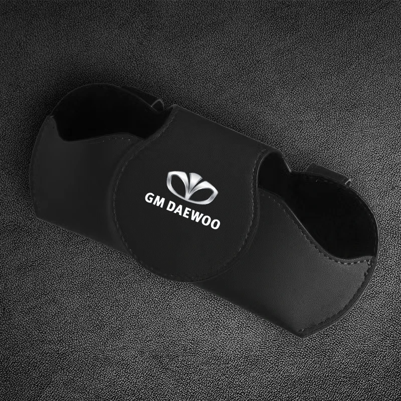 

Автомобильный солнцезащитный козырек для хранения карт, держатель для очков, зажим для логотипа Daewoo, автомобильные аксессуары Winstom ESO Nexia Matiz...