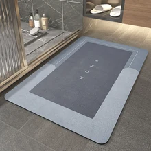 Super Absorbent Floor Mat Textile Quick Drying Bathroom Kitchen Carpet Non-slip Oil-proof Easy To Clean Bath Rug Dropshipping
