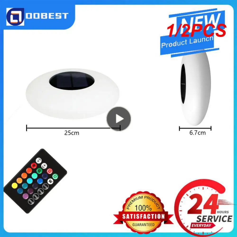 

1/2 шт., водонепроницаемые садовые фонари на 8 светодиодов