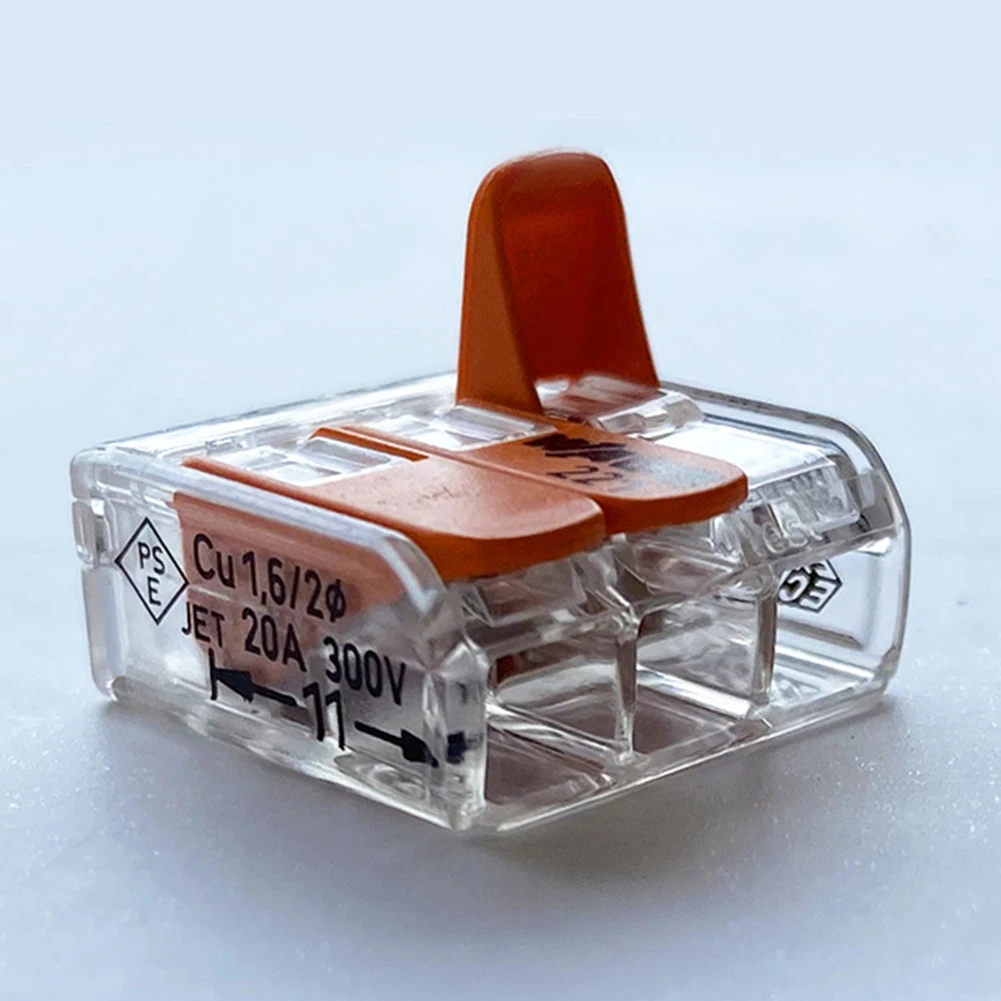 

Levers Nuts Wire Connectors Clear Shell Electrical Connectors Assortment Kit for Quick Connect