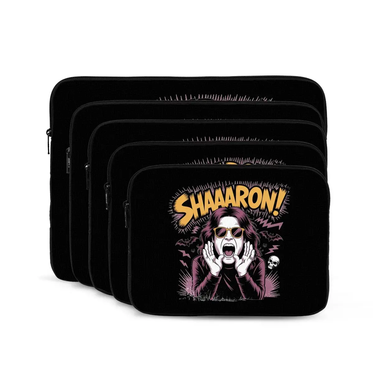 Фото Сумка для ноутбука Ozzy Osbourne Yelling Sharon, 10, 12, 13, 15, 17 дюймов, чехол для ноутбука, противоударный чехол для планшета №3