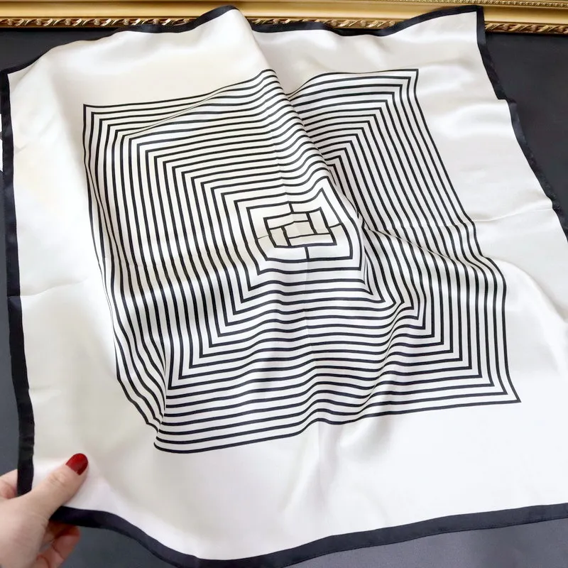 

Высококачественная элегантная женская Изысканная модная серия с принтом с несколькими узорами качественная однотонная атласная шелковая универсальная искусственная кожа