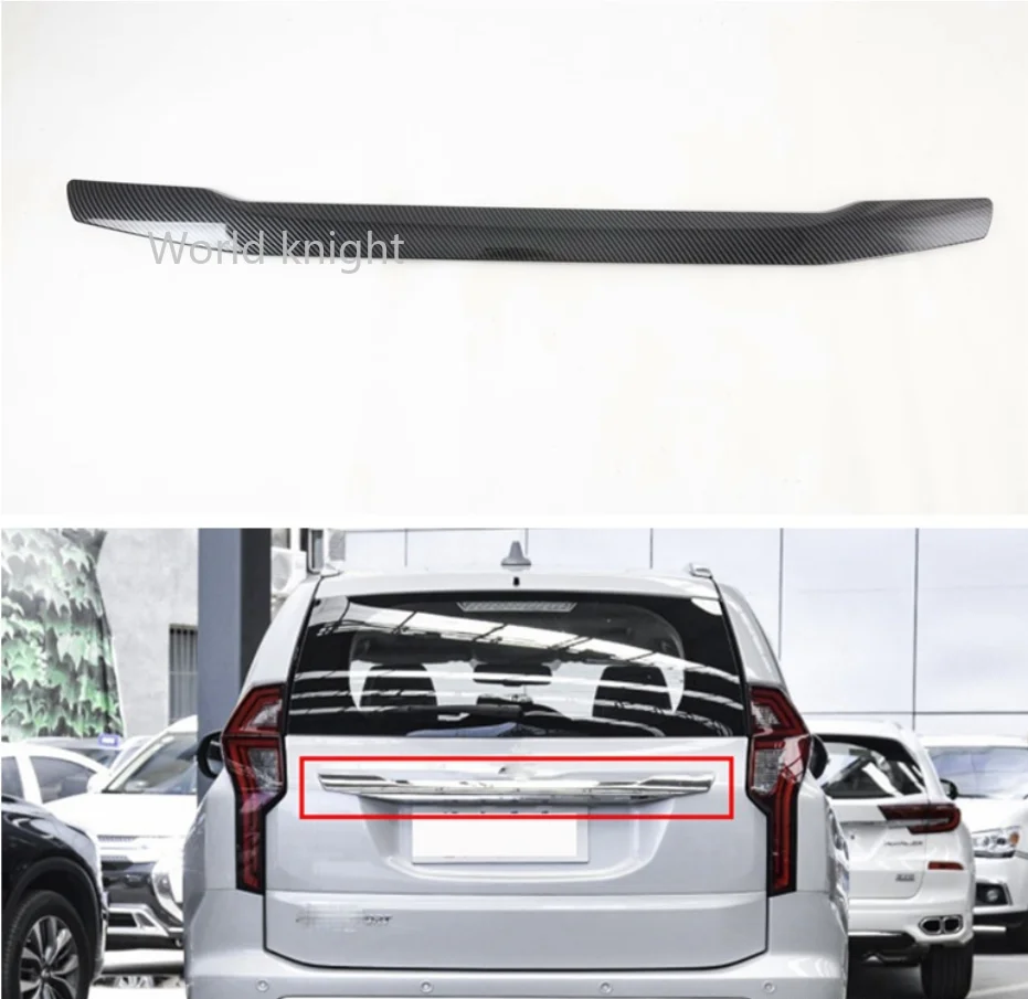 

Car Accessories Tailgate Trunk Door Trim Frame Sticker Cover Exterior Decoration for Mitsubishi Pajero Sport 2020-2021