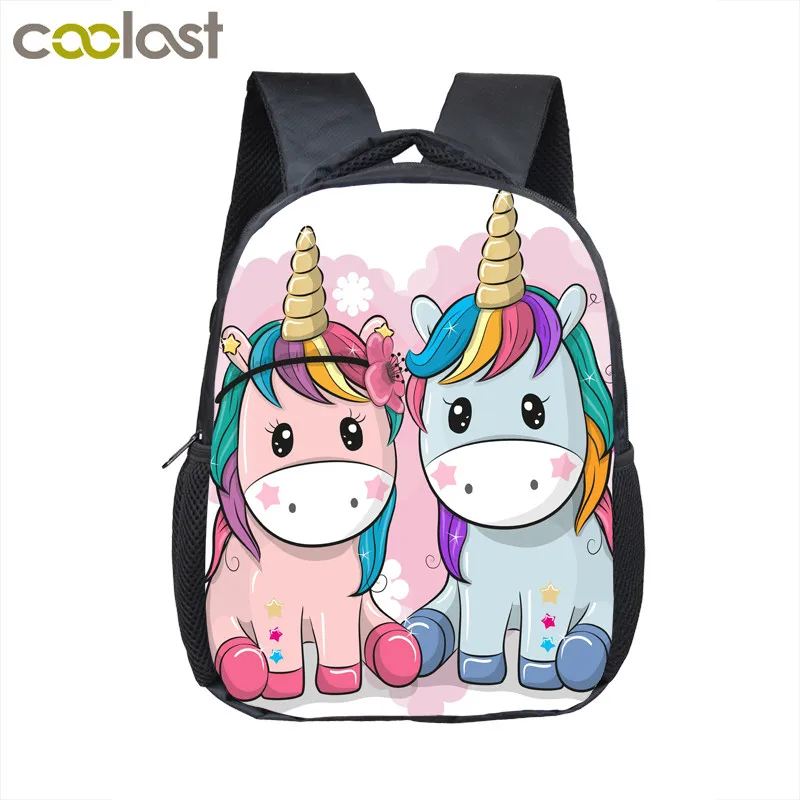 12 inch Kids Unicorn School Bag children kindergarten Backpacks Boys Girls toddler Bags kids diaper Bag Mini Daily Backpack