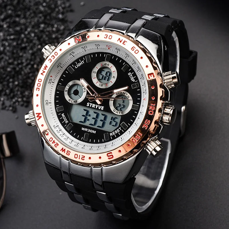 

Luxury Brand Watches Men Fashion Sports Watch Men's Military Waterproof Watches LED Digital Wristwatches Male Relogio Masculino