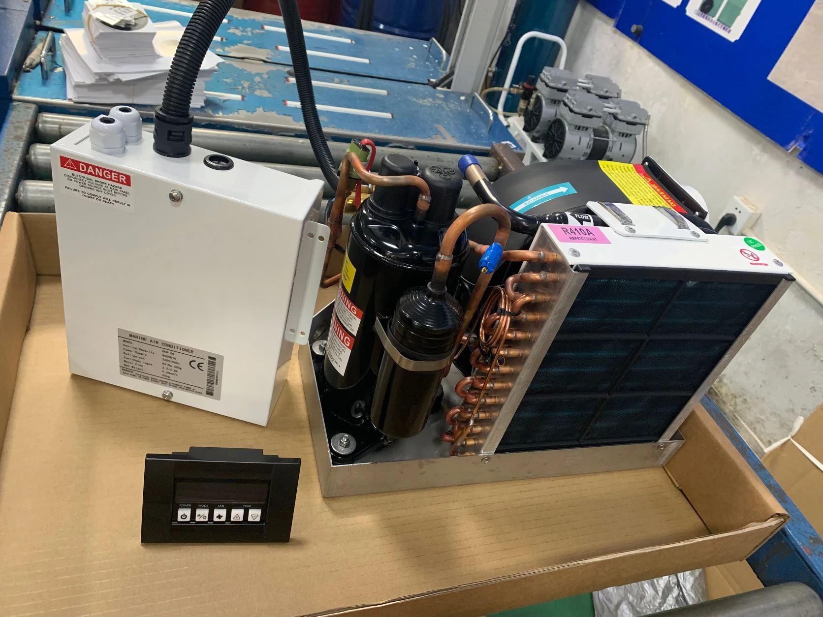 Фото Shanghai Hopewell 8000BTU Морской автономный кондиционер для лодок Hopewell 12000BTU №2