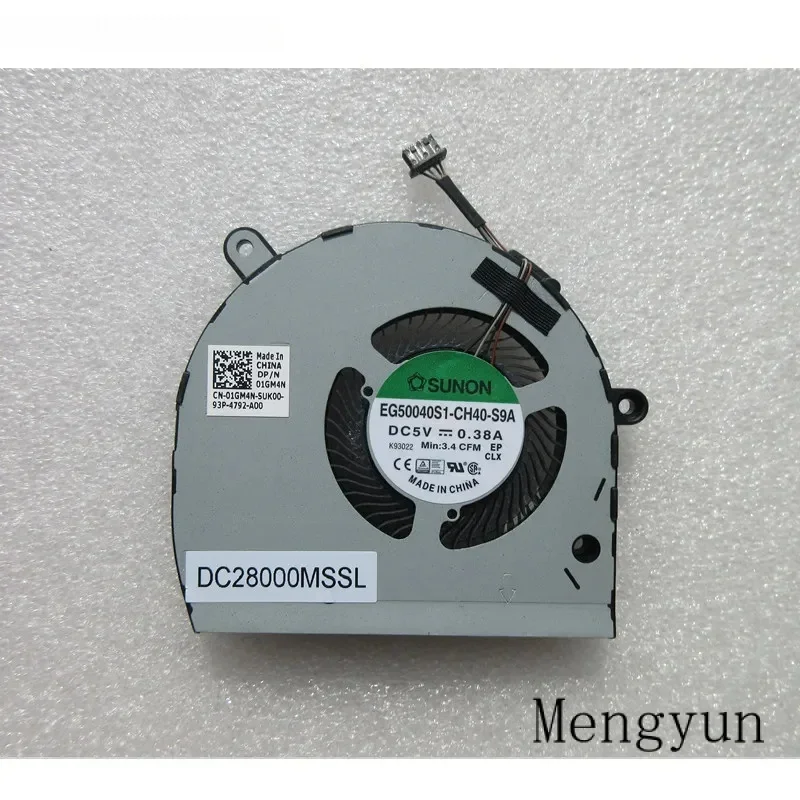 Новый оригинальный вентилятор охлаждения процессора ноутбука для Dell Latitude 5500 P80F