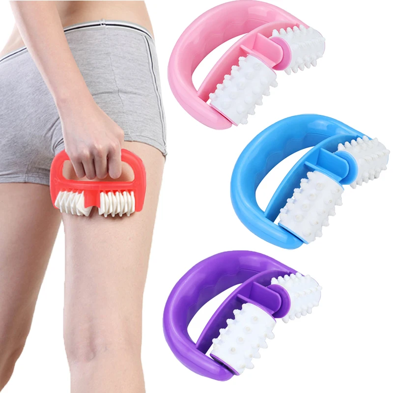 

1pc Blue D Type Fat Control Roller Massager Cellulite Leg Abdomen Neck Buttocks Fast Anti Cellulite Face Lift Massage Roller
