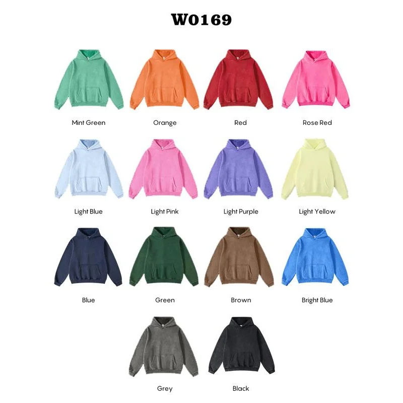 FAIABLE FADE CRAFT Унисекс Повседневная негабаритная толстовка с капюшоном и толстовкой