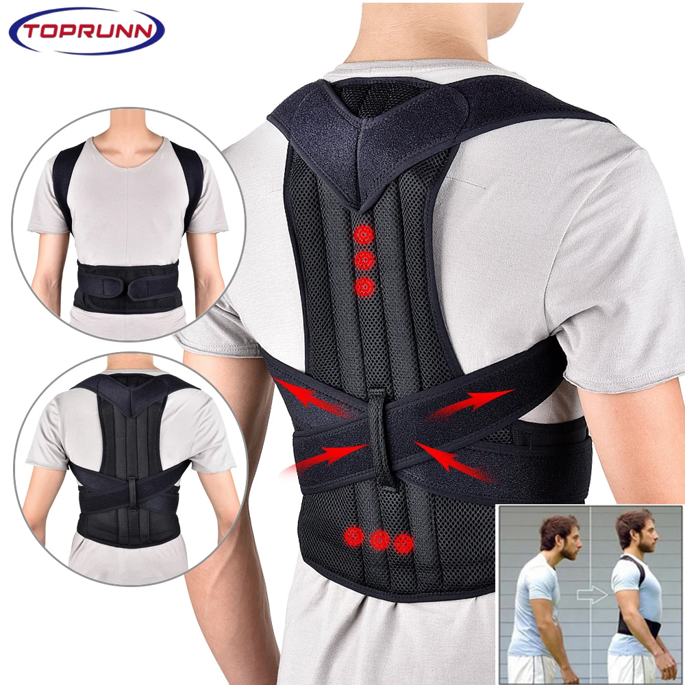 

TopRunn Back Brace Posture Corrector belt for Women&Men,Back Braces for Upper and Lower Back Pain Relief and Fully Back Support