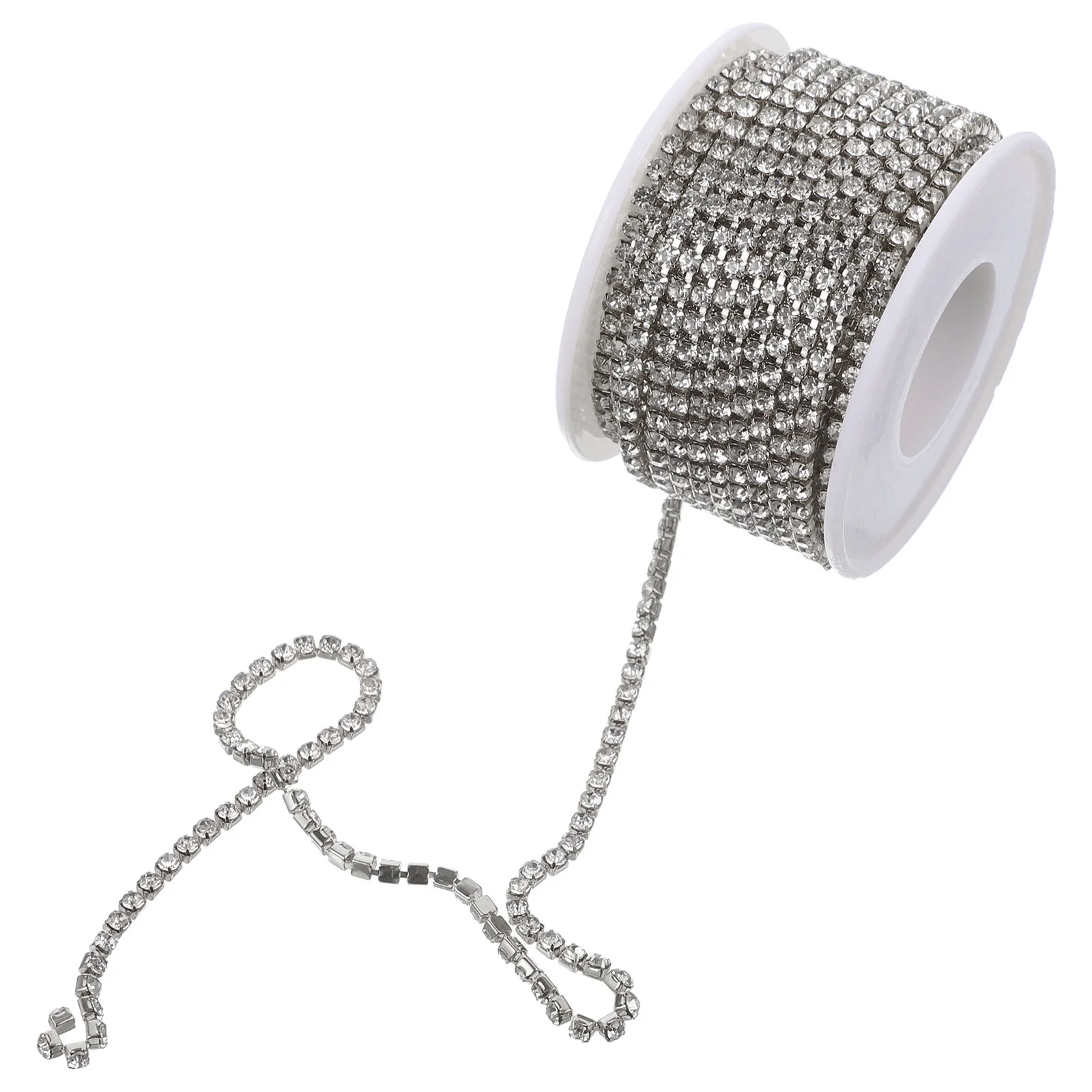 Кристалл гальванический металлический горный хрусталь цепочка-когти шитье