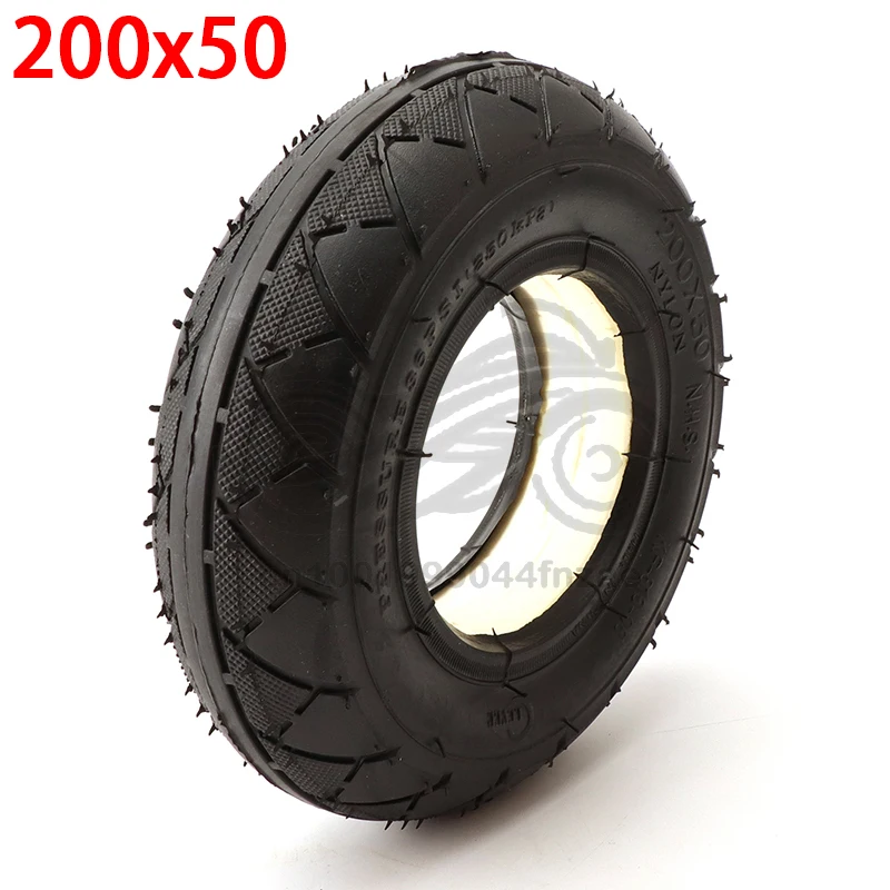 

200X50 Solid Tubeless Tire 200 x 50 (8x2) solid/foam filled tire 200*50 for Razor E100 E125 E200 Scooter