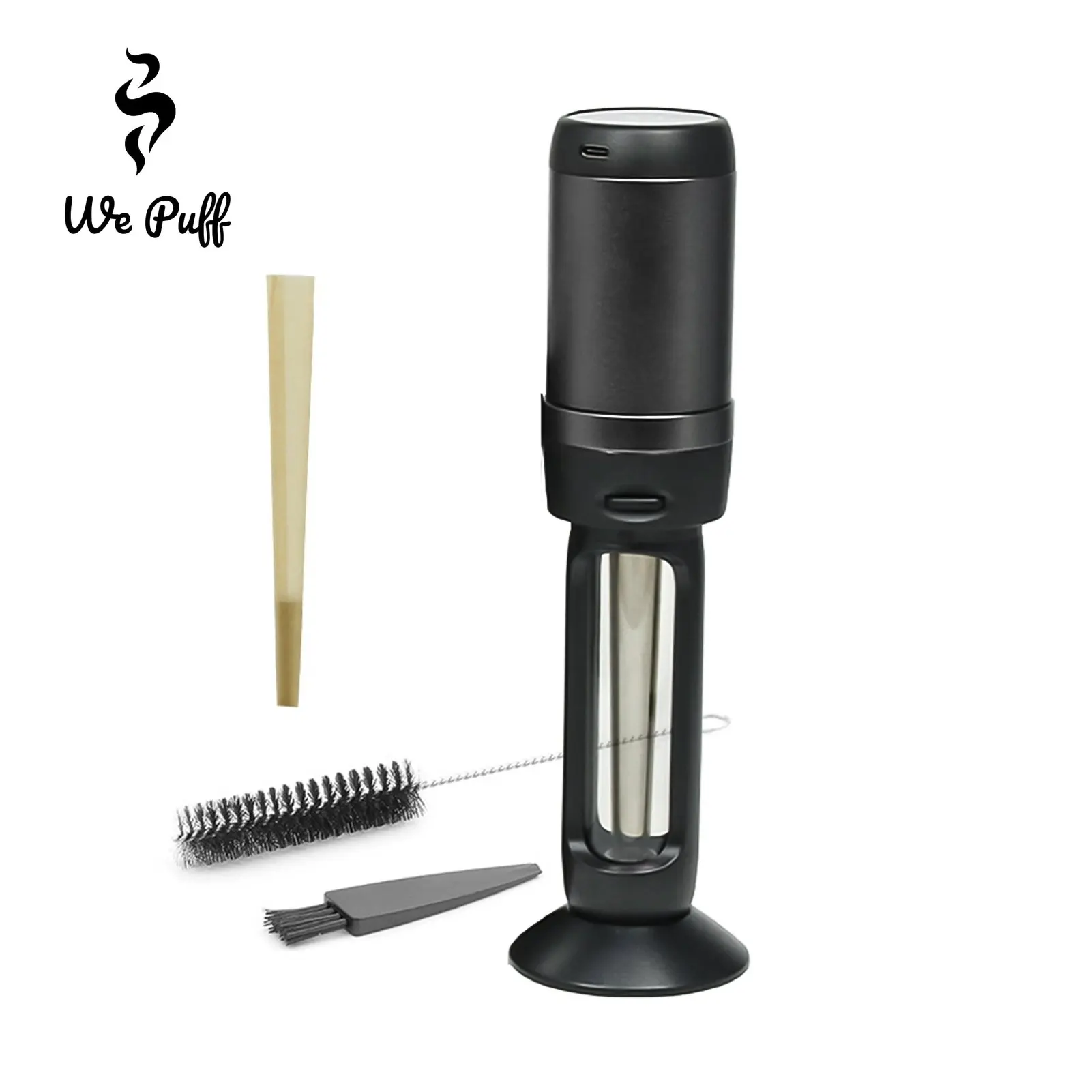 WE PUFF 2 In1 Electric Dry Herb Grinder with Filling Tobacco