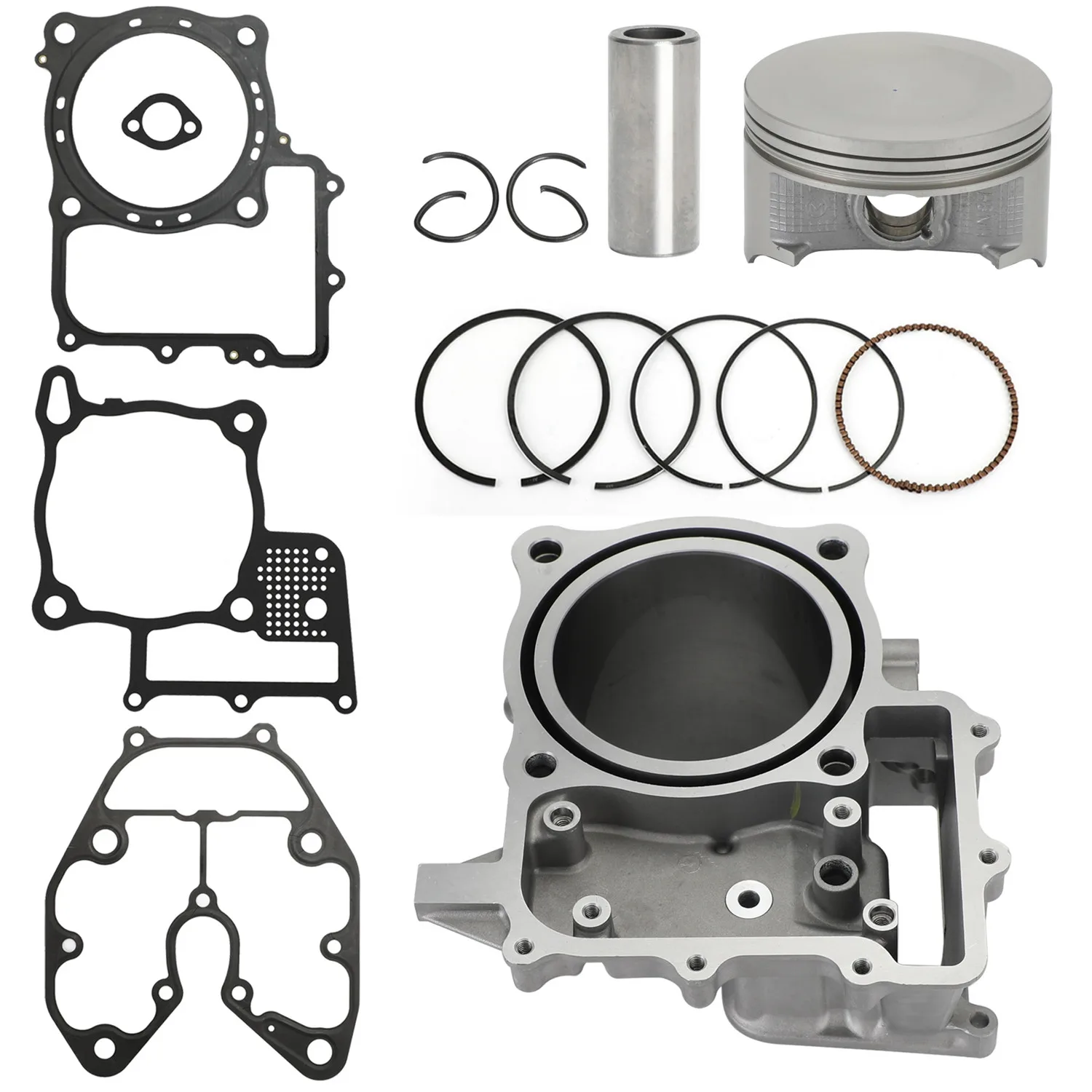 

102mm Bore Cylinder Piston Top End Kit for 14-21 TRX680 MUV700 SXS700 SXS 700 Pioneer 12100-HN8-A60 13010-HN8-A61