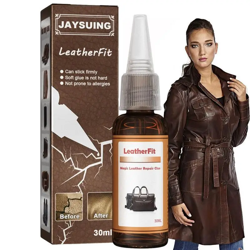 

Strong Leather Glue 30ml Instant Glue Furniture Sofa Car Seat Jacket Ultra-stick Tear Glue Leather Repair Glue Fast Drying Fluid